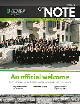 of NOTE - Winter 2013