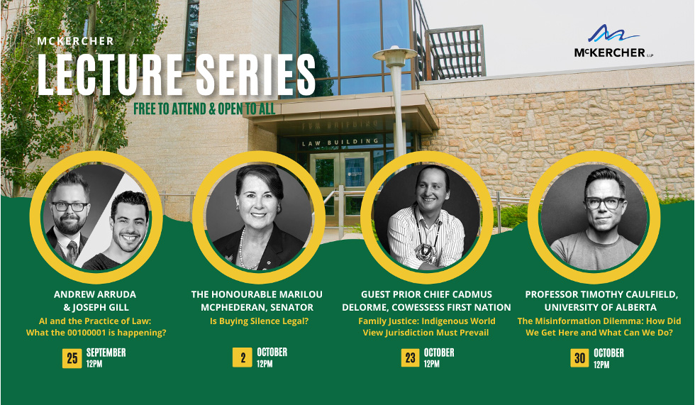 2023 McKercher Lecture Series at the College of Law