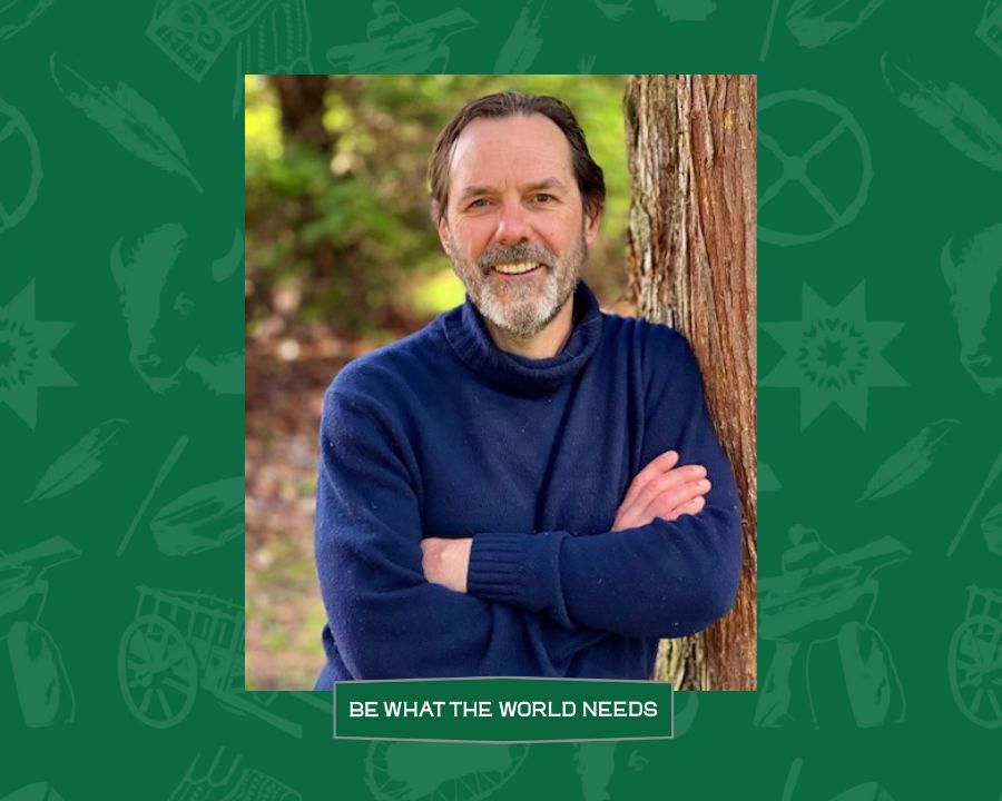 Picture of Chris Lafleur on a green background.
